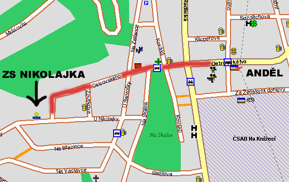 Jak se dostat na Nikolajku...?