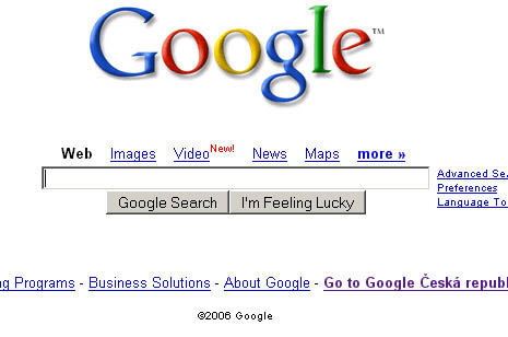 Google.com v eskm prohlei
