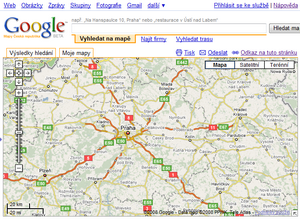 České Google Mapy