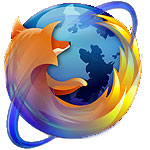 Internet Explorer a Mozilla Firefox logo